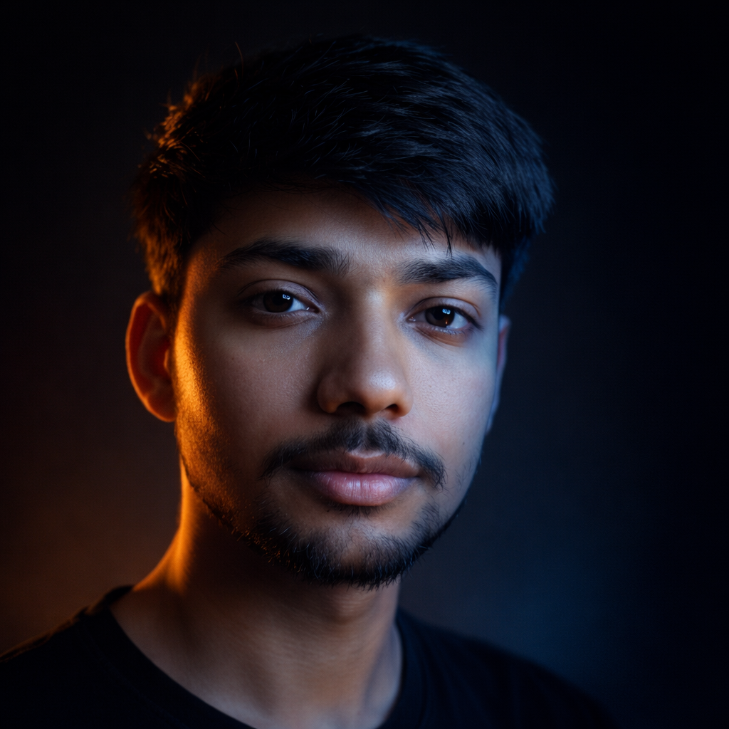 The picture is of a Digital Marketer named Anand Pandey. He is more focused on SEO and Performance Marketing.